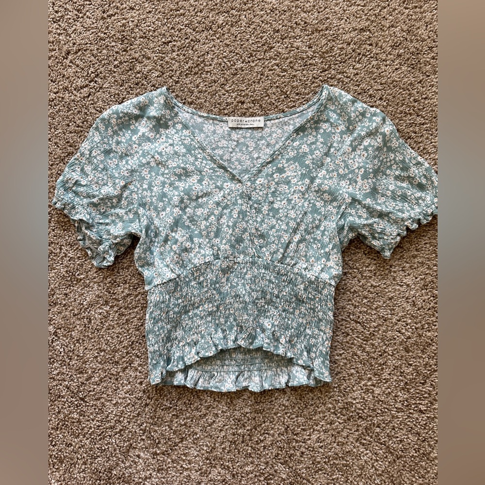 XS floral blouse💛